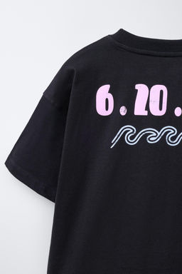 CAMISETA ESTAMPADO SURF / Negro - Zara фото 4