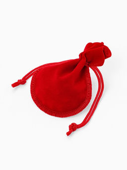 Набор мешочков бархатных 100 шт., 7×9 см, красный