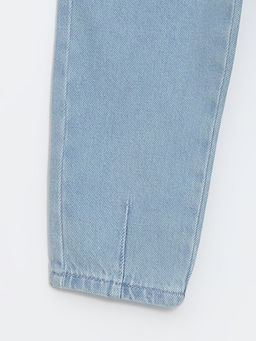 Beli Lastikli Nak??l? K?z ?ocuk Jean Pantolon