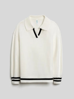 ACOOLA / Джемпер детский для девочек Tea белый фото 3