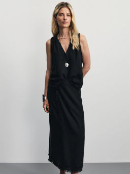 Юбка миди на запах / Zarina  фото 2