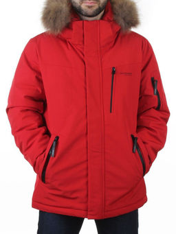 D6529 RED Куртка мужская зимняя "Аляска" (200 гр. холлофайбер)