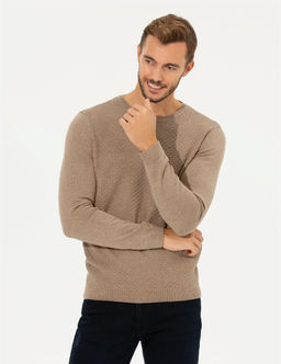 Vizon Slim Fit Bisiklet Yaka Triko Kazak - Pierre cardin фото 2