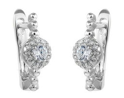 Серьги из серебра куб.циркон., МЦВ823