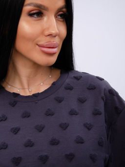 Пижама "Кэнди" графит, махра