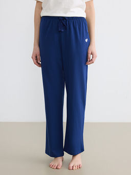 Beli Lastikli Kalp Nak??l? Kad?n Pijama Alt?