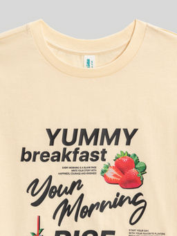 ACOOLA / Футболка детская для девочек Sonora бежевый  фото 4