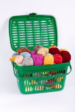 Gamma Корзина для шв. принадл. OM-011 пластик 42 x 31 x 27 см 5 шт СК/Распродажа синий