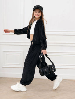 Костюм для девочек Элис Черный М-06КД MODAMICA