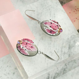 Серьги из муранского стекла