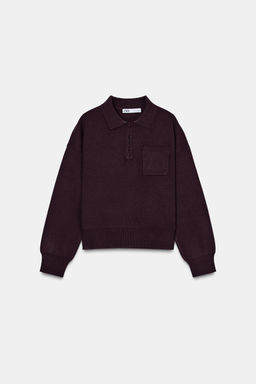 POLO NECK SWEATER WITH POCKET - Zara фото 5