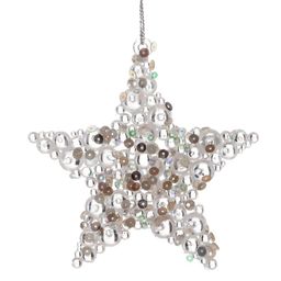 Украшение новогоднее "Звезда", L10 W0,5 H10,5 см
