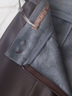 Расклешенная юбка из искусственной кожи - Vilatte фото 6