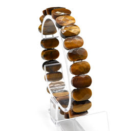 Браслет граненый 14*7мм из нефрита байкальского - Радуга камня фото 11