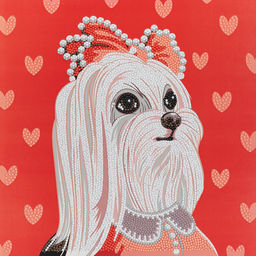 Кристальная (алмазная) мозаика ФРЕЯ ALBP-306 постер Леди 30 х 30 см