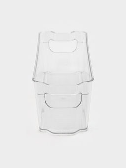 Контейнер для холодильника, 37.5×10.5×9.5 см, пластик, прозрачный