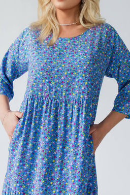 Платье штапель 5872/113/Небесно-голубой - Rise фото 2