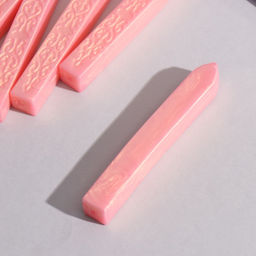 Цена за 5 шт. Сургуч для печати стержень «Персик», перламутр, 1.1×1.1×9 см