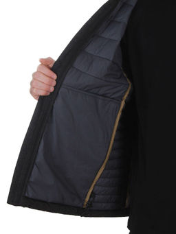 88045 BLACK Куртка мужская демисезонная (100 гр. холлофайбер)