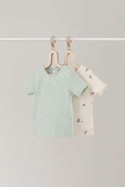 К 301156-2уп/зайчата на полянке,голубика и цветы набор фуфайка (футболка) яс