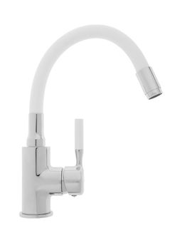 Смеситель для кухни с силиконовым изливом и гайкой, A9890G-2