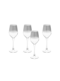 Набор бокалов для вина СЕЛЕСТ СЕРЕБРЯНАЯ ДЫМКА 4шт 350мл