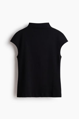 Top de punto con cuello elevado - H&m фото 3