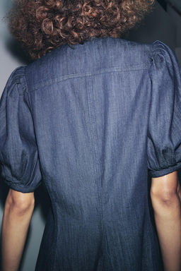 ZW COLLECTION DENIM DRESS - Zara фото 4