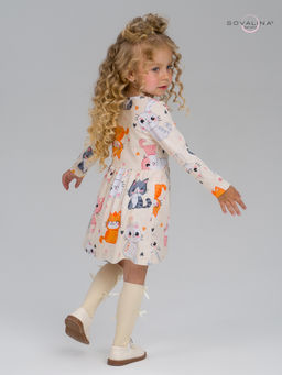 Платье Эля солнечные котики