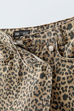 ANIMAL PRINT BERMUDA SKORT - Zara фото 4