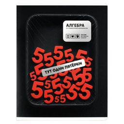Тетрадь предметная арт. 73060/ 16 "ФРАЗЫ С ХАРАКТЕРОМ" АЛГЕБРА /48 л., А5+, вн.блок - клетка, белый
