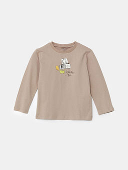 Bisiklet Yaka Bask?l? Erkek Bebek Ti??rt