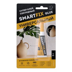 Клей универсал. A.D.M. SmartFix GLUE СУПЕР 3 г быстросохнущий