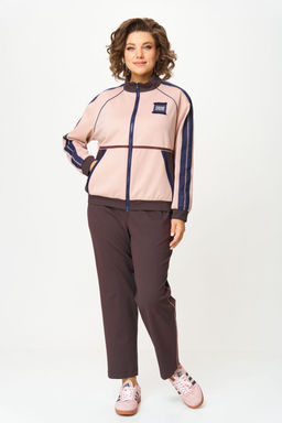 Костюм Aira Style 24241 шоколад+пудра