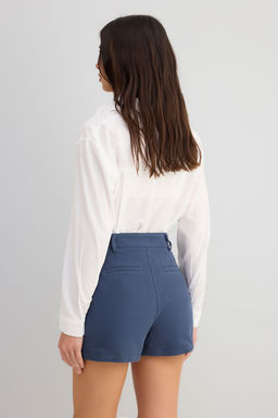 Trendyolmilla Beyaz %100 Pamuk Gabardin City Boy Sort & Bermuda TWOSS25SR00210 фото 10