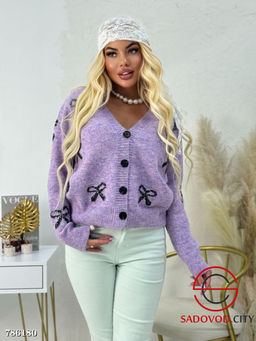 Кардиган укороченный на пуговицах - Bruno фото 6