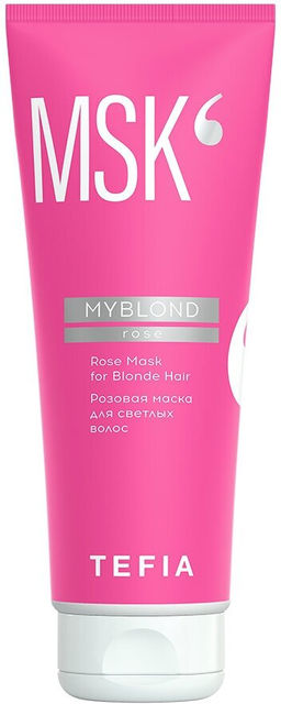 Розовая маска для светлых волос MYBLOND, 250 мл TEFIA  фото 2