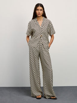 Рубашка из вискозы с принтом / Zarina  фото 2