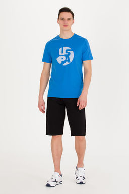 Мужские черные вязаные шорты