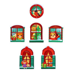 Пазл с липучками Новогодний дом - Puzzle time фото 4