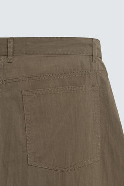 PANTAL?N CURVED FIT / Khaki - Zara фото 10