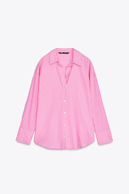 BASIC POPLIN SHIRT - Zara фото 5