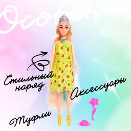 Кукла-модель шарнирная Оля в платье, с аксессуарами, МИКС - Simaland фото 17