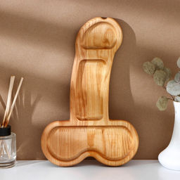 Блюдо деревянное для подачи «XL», в подарочной коробке, береза, 32.5×20×1.7 см