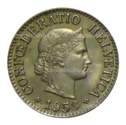 10 раппенов 1953 года Швейцария