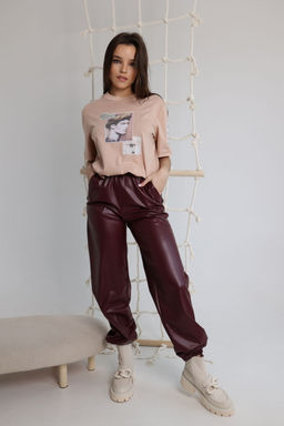 Футболка AMORI 6373 телесный принт