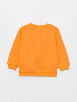 Bisiklet Yaka Bask?l? K?z Bebek Sweatshirt - Waikiki фото 2