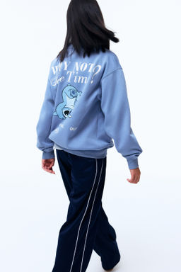 Sudadera oversize con motivo estampado - H&m фото 21