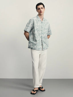 Рубашка с принтом / Zarina  фото 3