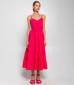 Сарафан #КТ1509, фуксия